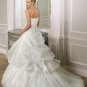 The new style elegant A-line crystal wedding dress B1604