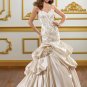 The new arrival sworoski mermaid ivory wedding dress B1824