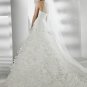 Designer  elegant new fashion ruffle wedding dress V0008