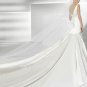 Designer fashionable V-neck satin elegant  mermaid wedding dress V0023