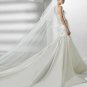 Designer fashionable satin elegant mermaid wedding dress V0024