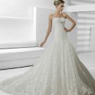 Designer fashionable crystal lace elegant mermaid wedding dress V0029