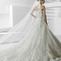 Designer fashionable crystal lace elegant mermaid wedding dress V0029