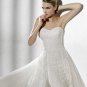Sweetheart crystal lace elegant wedding dress V0031