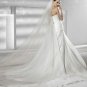 The latest ruffle hot sale elegant wedding dress V0039