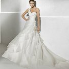 The latest one-shoulder hot sale elegant  wedding dress V0040