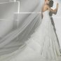 The latest one-shoulder hot sale elegant wedding dress V0040