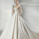 Designer cap sleeveless  ball gown hot sale elegant  wedding dress V0052