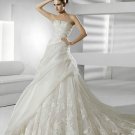 Designer sweetheart lace  hot sale elegant  wedding dress V0056