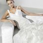 Designer V-neck crystal wedding dress V0059