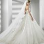 Hot sale A-line appliques wedding dress V0064