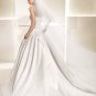 Hot sale satin ball gown beading wedding dress V0072