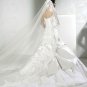 A-line appliques lace sexy wedding dress V0076