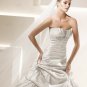 A-line appliques lace cryatal sexy wedding dress V0078