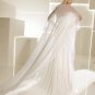 Crystal elegant designer A-line wedding dress V0105