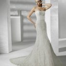 Designer sweetheart mermaid lace wedding dress V0091