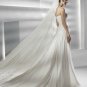 Designer sweetheart elegant wedding dress V0093