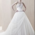 appliques tulle ball gown sweetheart wedding dress E0015