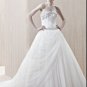 appliques tulle ball gown sweetheart wedding dress E0015