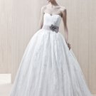 Sweetheart designer ball gown wedding dress E0018