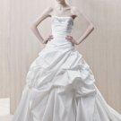 Sweetheart designer ball gown appliques wedding dress E0019