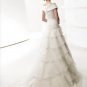 Hot sale elegant designer A-line off shoulder wedding dress S0012
