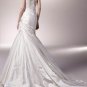 Hot sale elegant designer A-line crystal wedding dress S0013