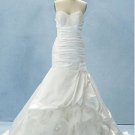 Hot sale designer A-line beading real sample wedding dress S0017