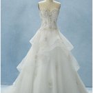 Hot sale designer A-line beading real sample wedding dress S0018
