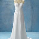 A-line crystal real sample wedding dress S0022