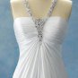 A-line crystal real sample wedding dress S0022