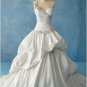 A-line designer crystal beaded elegant wedding dress S0039