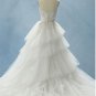 A-line designer crystal real sample elegant wedding dress S0040