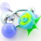 ETERNITY 316 STAINLESS STEEL BODY JEWELRY 3 piece set