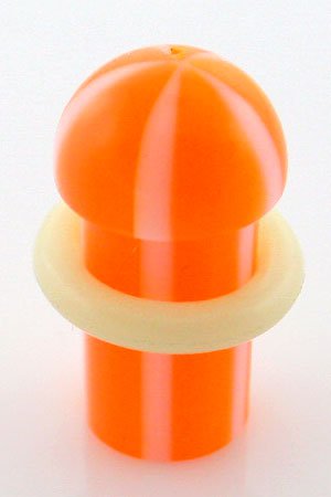 Acrylic Orange Body Jewelry