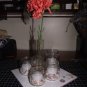 Candle and Flower tabletop centerpiece