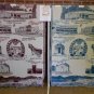 Roger Mills County Oklahoma Afghan Tapestry Throw Blue Teal