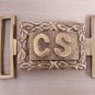 BELT BUCKLE CS OFFICER--2 PIECE