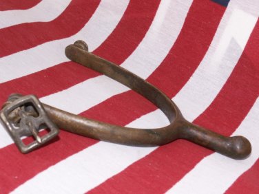 VINTAGE U.S. W.L. BRASS SPUR