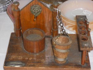 Vintage Match Striker, holder and ashtray