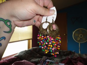 Dangle earrings