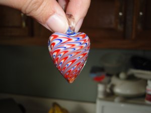 glass necklace