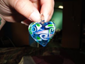 glass necklace