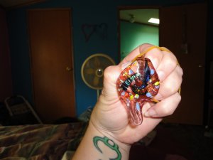 glass necklace
