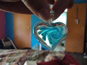 glass necklace