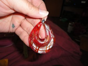 glass necklace