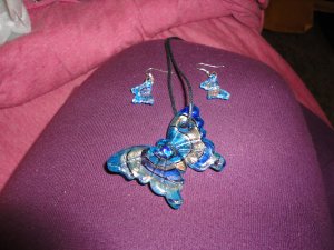 glass earring set
