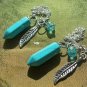 2  Blue Howelite/ Turquoise matching   Pendulums