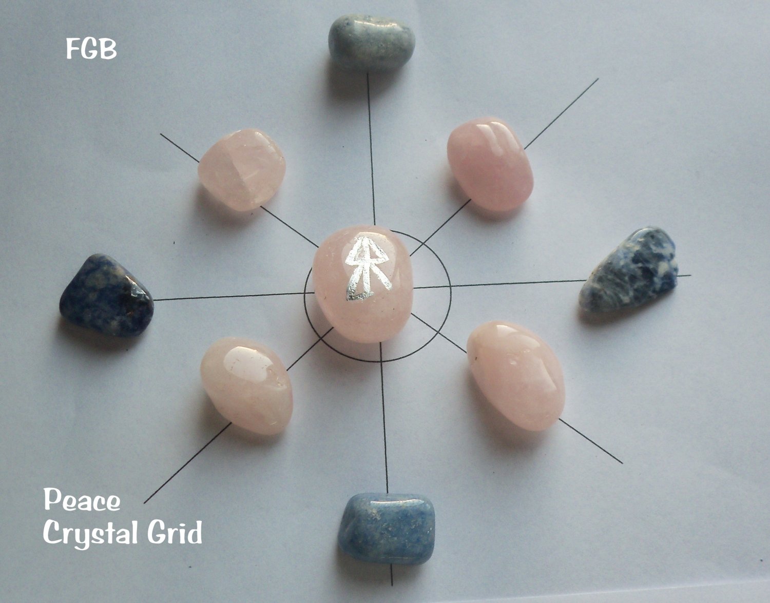 Peace  Crystal Grid  Kit