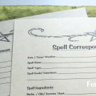 Ritual/Spell  Correspond Worksheet set # SRCW 01-03